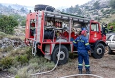 Χίος: Χωρίς ενεργό μέτωπο έπειτα από 3 ημέρες 