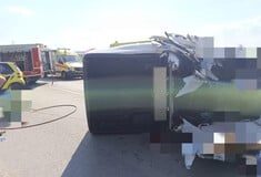 Χαλκηδόνα: Συνελήφθη ο οδηγός του φορτηγού για το τροχαίο με θύματα πατέρα και γιο