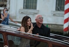 ΤΖΕΦ ΜΠΕΖΟΣ ΛΟΡΕΝ ΣΑΝΤΣΕΣ ΓΑΜΟΣ ΠΑΡΤΙ