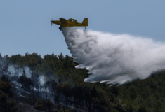 Φωτιά στην Εύβοια: Επιχειρούν 18 εναέρια μέσα 