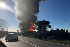Ρώμη: Τεράστια έκρηξη σε βενζινάδικο - Αρκετοί οι τραυματίες