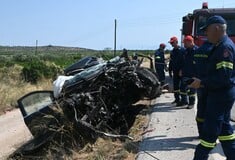 Τροχαίο στην Αργολίδα: Σφοδρή σύγκρουση νταλίκας με ΙΧ - Το τζιπ μετατράπηκε σε άμορφη μάζα σιδηρικών