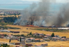 Φωτιά στην Αλεξανδρούπολη - Μήνυμα του 112 για απομάκρυνση των κατοίκων