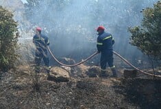 Φωτιές: Τα ενεργά μέτωπα σε Μεσσηνία, Εύβοια και Κύθηρα