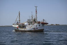 Το πλοίο Handala του Στόλου για την Ελευθερία πλησιάζει στη Γάζα