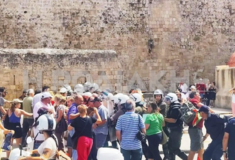 Ρόδος: Ένταση στο λιμάνι κατά την άφιξη Ισραηλινών τουριστών