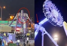 Η στιγμή του ατυχήματος σε λούνα παρκ στη Σαουδική Αραβία: Τουλάχιστον 23 τραυματίες
