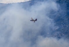 Φωτιά τώρα στην Παλαιομάνινα Αιτωλοακαρνανίας: Επιχειρούν και εναέριες δυνάμεις