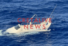 Απόστολος Λύτρας: Προσάραξε σε ξέρα και βυθίστηκε το σκάφος του στη Σαντορίνη