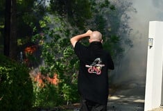 Φωτιά στην Κερατέα: Πάνω από 7 χλμ. το μέτωπο