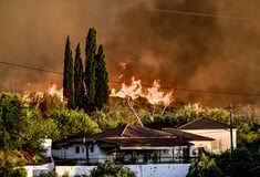 Φωτιά στην Αρχαία Ολυμπία: Μάχη με τις φλόγες σε πέντε μέτωπα