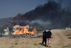 Ένας νεκρός από τη φωτιά στην Κερατέα - Δεν πρόλαβε να απομακρυνθεί