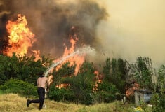 Φωτιές τώρα: Ανεξέλεγκτα μέτωπα σε Αχαΐα, Πρέβεζα, Χίο και Ζάκυνθο