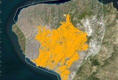 Copernicus για τη φωτιά στη Χίο: Περίπου 70.000 στρέμματα επηρεάστηκαν από τις φλόγες