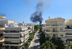 Φωτιά στη σκεπή του μουσικού σχολείου Παλλήνης