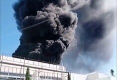 Φωτιά στη σκεπή του μουσικού σχολείου Παλλήνης