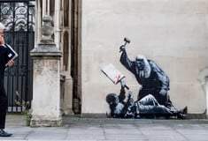 Νέο «αιχμηρό» γκράφιτι του Banksy στο Λονδίνο 
