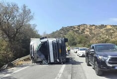 Τροχαίο στον ΒΟΑΚ: 17χρονος ο οδηγός του φορτηγού