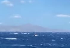 Ιστιοφόρο έπλεε ακυβέρνητο ανοιχτά της Κύθνου - Βίντεο από το περιστατικό