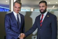 Μητσοτάκης: Συναντήθηκε με τον πρόεδρο της Συρίας Αλ Σαράα - Τι συζήτησαν