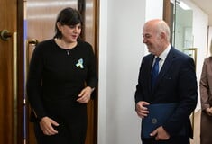 Στην Αθήνα η Λάουρα Κοβέσι – Συνάντηση με τον Γιώργο Φλωρίδη