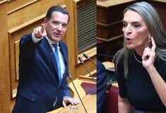 Έντονη αντιπαράθεση στη Βουλή για τη Γάζα: Γεωργιάδης κατά Πέρκα και Καζαμία