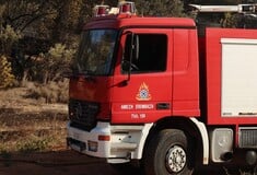 Σέρρες: Μεγάλη φωτιά σε εργοστάσιο ανακύκλωσης