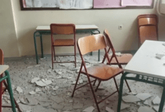 Πτώση σοβάδων σε σχολείο στο Πόρτο Ράφτη: «Μεμονωμένο συμβάν» το χαρακτήρισε ο δήμος Μαρκόπουλου Μεσογαίας