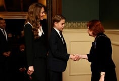 Σπάνια δημόσια εμφάνιση για τον πρίγκιπα Τζορτζ με τη μητέρα του, Κέιτ Μίντλετον