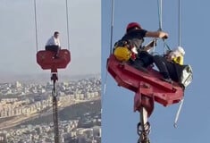 Ιερουσαλήμ: 15χρονος έμεινε κρεμασμένος για επτά ώρες από γερανό - θεαματική επιχείρηση διάσωσης