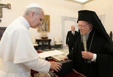 Πάπας Λέων και Οικουμενικός Πατριάρχης Βαρθολομαίος στη Νίκαια για τα 1.700 χρόνια από την Πρώτη Οικουμενική Σύνοδο