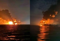 Εκρήξεις σε δύο τάνκερ του ρωσικού «σκιώδους στόλου» – Ανάληψη ευθύνης από το Κίεβο