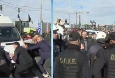 Λάρισα: Συγκρούσεις αγροτών με τα ΜΑΤ σε Νίκαια και Πλατύκαμπο – Τρεις τραυματίες και δύο συλλήψεις