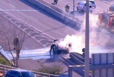 ΦΩΤΙΑ ΠΟΣΕΙΔΩΝΟΣ ΑΥΤΟΚΙΝΗΤΟ ΔΙΑΚΟΠΗ ΚΥΚΛΟΦΟΡΙΑΣ