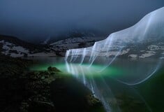 Όταν η φύση αφηγείται την ιστορία της: Το σπάνιο στιγμιότυπο με τη διάφανη «κουρτίνα» στην Κοιλάδα της Αόστα