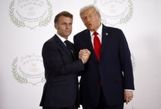 ΤΡΑΜΠ ΜΑΚΡΟΝ ΜΗΝΥΜΑ ΓΡΟΙΛΑΝΔΙΑ