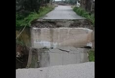 Κακοκαιρία: Ανυπολόγιστες ζημιές σε Πελοπόννησο και Κρήτη - Κατολισθήσεις και υπερχειλίσεις ποταμών