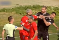 Αγώνας Πανιώνιος - Καλαμάτα: Ποδοσφαιριστής χτύπησε στο πρόσωπο αντίπαλο και αποβλήθηκε
