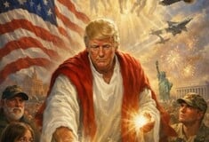 Ντόναλντ Τραμπ: Οργή στα social για τη φωτογραφία που εμφανίζεται ως Ιησούς μετά την επίθεση στον Πάπα