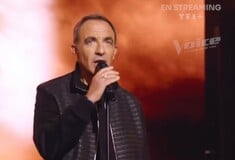 ΝΙΚΟΣ ΑΛΙΑΓΑΣ ΤΡΑΓΟΥΔΙ THE VOICE ΓΑΛΛΙΑ