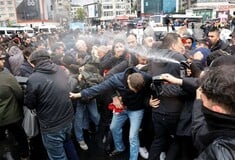 ΚΩΝΣΤΑΝΤΙΝΟΥΠΟΛΗ ΠΡΩΤΟΜΑΓΙΑ ΣΥΛΛΗΨΕΙΣ ΒΙΑ ΑΣΤΥΝΟΜΙΑ ΔΙΑΔΗΛΩΣΕΙΣ