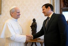 ΜΑΡΚΟ ΡΟΥΜΠΙΟ ΠΑΠΑΣ ΛΕΩΝ ΣΥΝΑΝΤΗΣΗ
