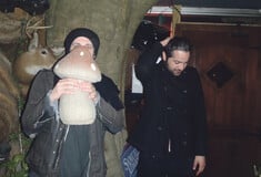 Με τον Πάνο Τσαγκάρη στο Lower East Side