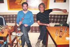 Με τον Γιώργο Καρανικόλα στον Νούρα.