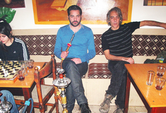 Με τον Γιώργο Καρανικόλα στον Νούρα.