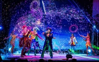 Underwater Bubble Show