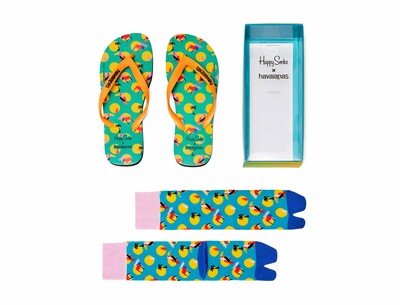 H Havaianas και η Happy Socks συνεργάστηκαν για να κρατήσουν το καλοκαίρι ζωντανό όλο το χρόνο