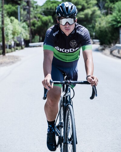 Η Kosmocar - Skoda υποστηρικτής του πρωταθλητή ποδηλασίας Νίκο Παπαγγελή