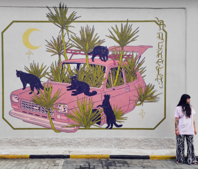 «Υπό το Φώς του Φεγγαριού»: η Toss Gallery φιλοξενεί τις street art εικονογραφικές συνθέσεις των 3ΜΚ