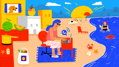 Το remote working έχει τη γλύκα του